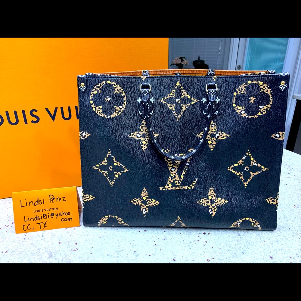 Louis Vuitton on the go jungle limited edition